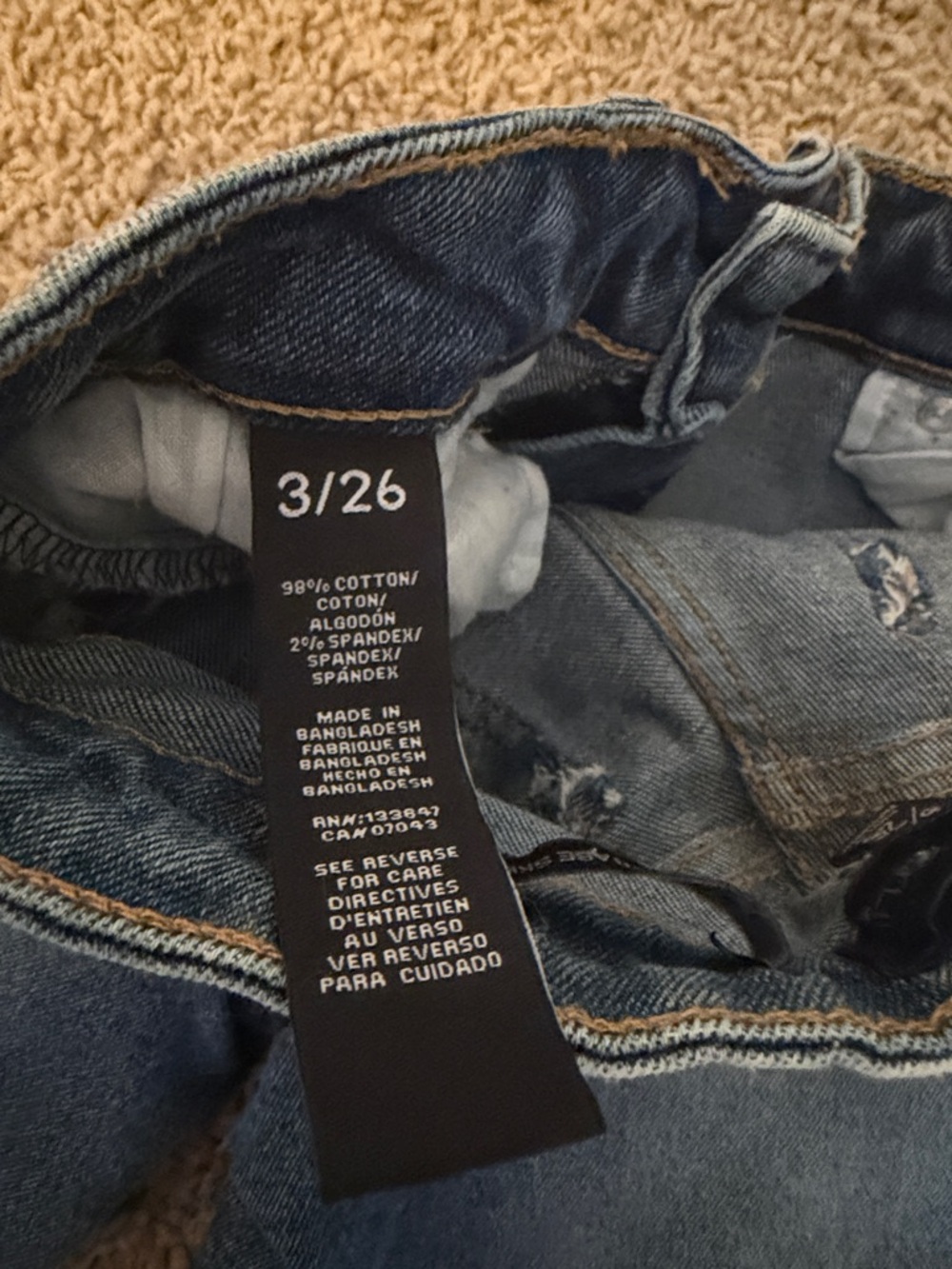 Kendall & Kylie Mid Blue Distressed Skinny Jeans - Picture 5 of 5